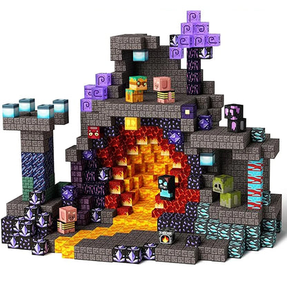 1pc random set of 100-piece small multi-color magnetic building toys. These are highly educational toys that enhance concentrati