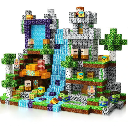 1pc random set of 100-piece small multi-color magnetic building toys. These are highly educational toys that enhance concentrati