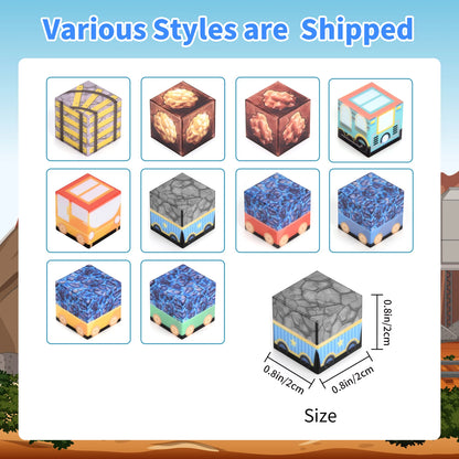 1pc random set of 100-piece small multi-color magnetic building toys. These are highly educational toys that enhance concentrati